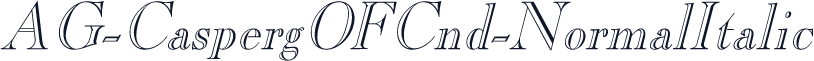 AG-CaspergOFCnd-NormalItalic