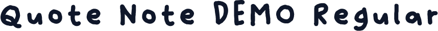 Quote Note DEMO Regular