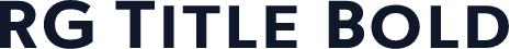 RG Title Bold