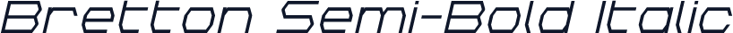 Bretton Semi-Bold Italic