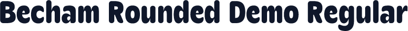 Becham Rounded Demo Regular