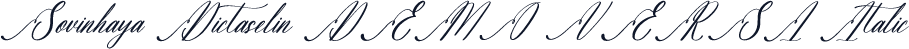 Sovinhaya Dictaselin DEMO VERSI Italic