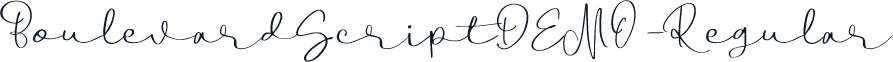 BoulevardScriptDEMO-Regular