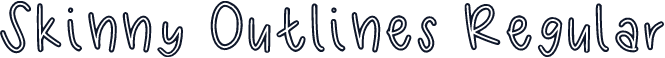 Skinny Outlines Regular