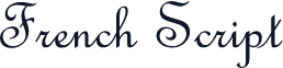 French Script