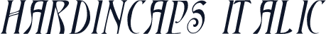HardinCaps Italic