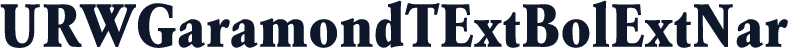 URWGaramondTExtBolExtNar