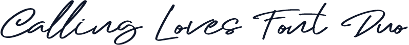 Calling Loves Font Duo