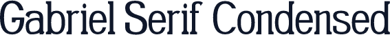 Gabriel Serif Condensed