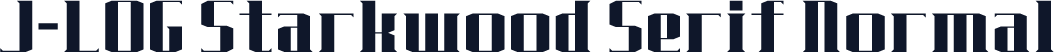 J-LOG Starkwood Serif Normal