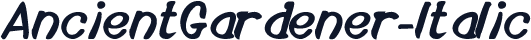 AncientGardener-Italic