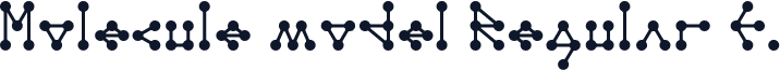 Molecule model Regular E.