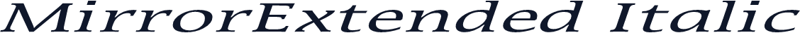 MirrorExtended Italic