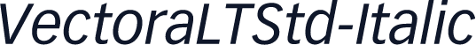 VectoraLTStd-Italic