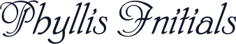 Phyllis Initials