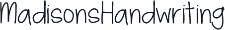 MadisonsHandwriting