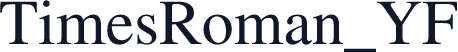 TimesRoman_YF