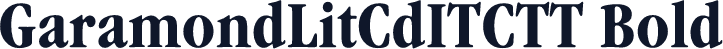 GaramondLitCdITCTT Bold