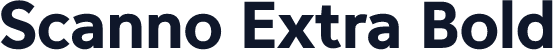Scanno Extra Bold