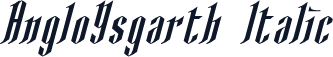 AngloYsgarth Italic
