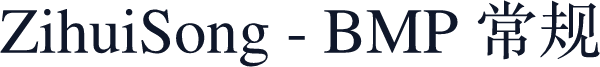 ZihuiSong - BMP 常规