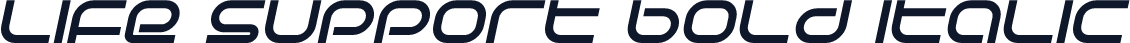 Life Support Bold Italic