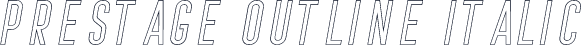 Prestage Outline Italic