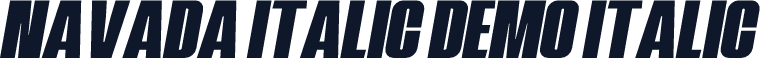 Navada Italic Demo Italic