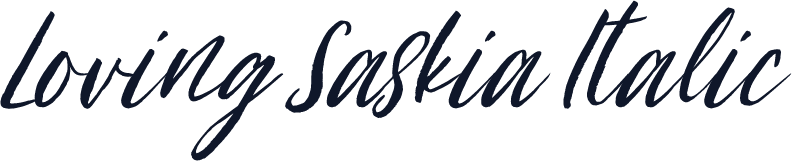 Loving Saskia Italic