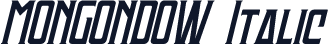 MONGONDOW Italic