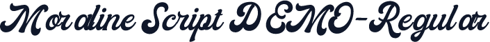 Moraline Script DEMO-Regular