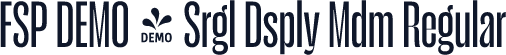FSP DEMO - Srgl Dsply Mdm Regular