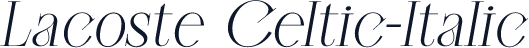 Lacoste Celtic-Italic