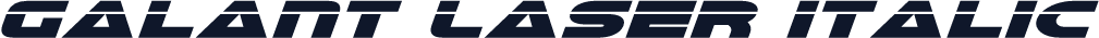 Galant Laser Italic