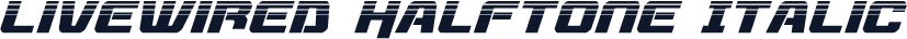 Livewired Halftone Italic