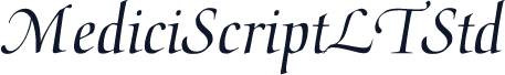 MediciScriptLTStd