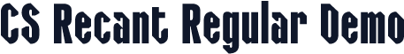 CS Recant Regular Demo