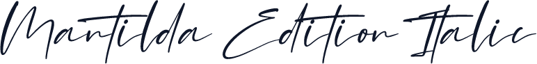 Mantilda Edition Italic