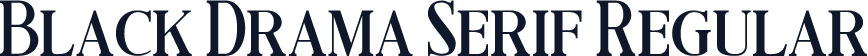 Black Drama Serif Regular