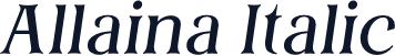 Allaina Italic