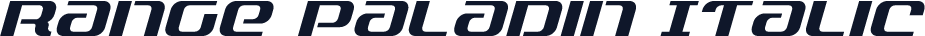 Range Paladin Italic