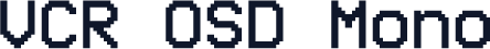 VCR OSD Mono