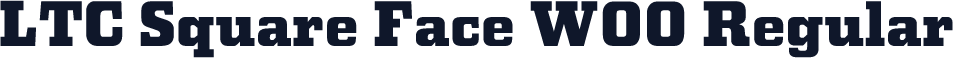 LTC Square Face W00 Regular
