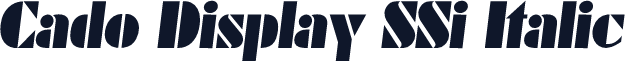 Cado Display SSi Italic
