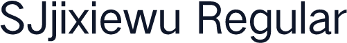 SJjixiewu Regular