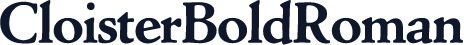 CloisterBoldRoman