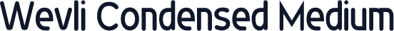 Wevli Condensed Medium