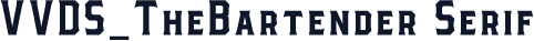 VVDS_TheBartender Serif