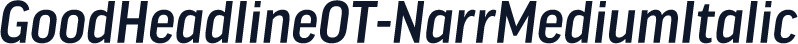 GoodHeadlineOT-NarrMediumItalic
