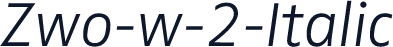 Zwo-w-2-Italic